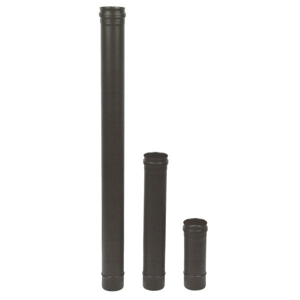 TUBO INOX  8x 25 NERO PELLET 300 MARAL