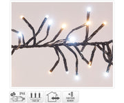 LUCI NATALE GHIRLANDA 2016 LED BIANCO CALDO/FREDDO