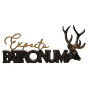 Targa in Legno Harry Potter Expecto Patronum 15x25cm Blu Peraga Christmas