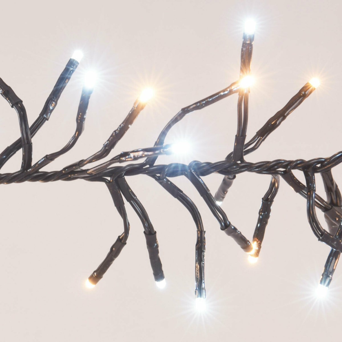 LUCI NATALE GHIRLANDA 1512 LED BIANCO CALDO / BIANCO FREDDO CON GIOCHI DI LUCE