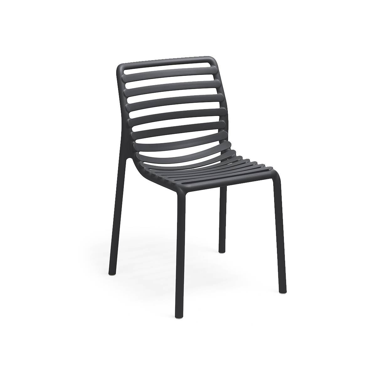 OFFERTA TAVOLO CUBE 120X70 ANTRACITE +4 SEDIE DOGA ANTRACITE
