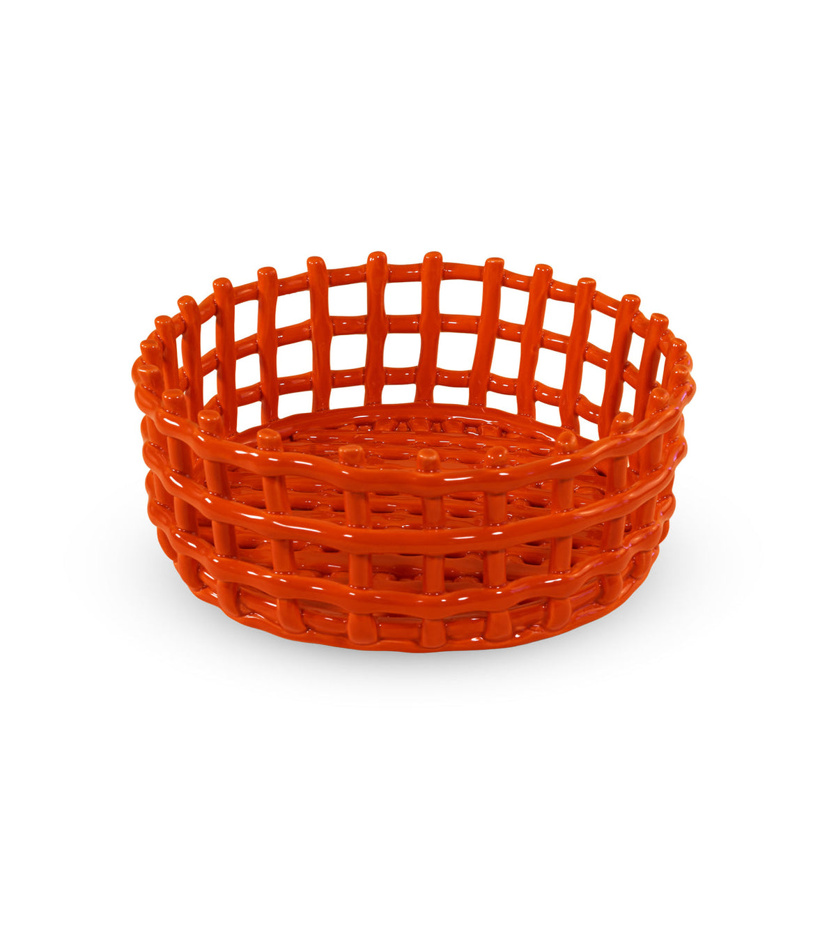 Cestino Centrotavola in Stoneware Arancione WD LIFESTYLE