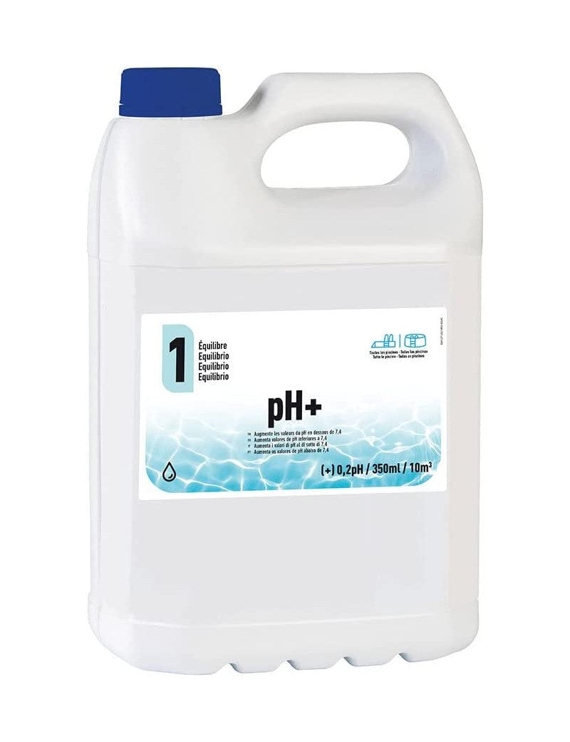 Flüssiger pH-Wert-Erhöher für Pools, 5 Liter