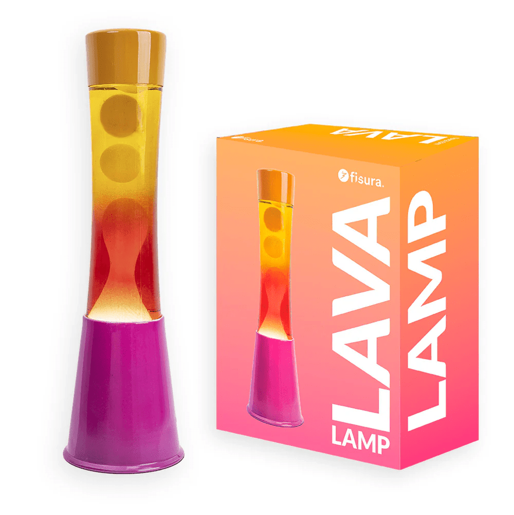 LAVA LAMP "TOWER" ROSA / ARANCIONE