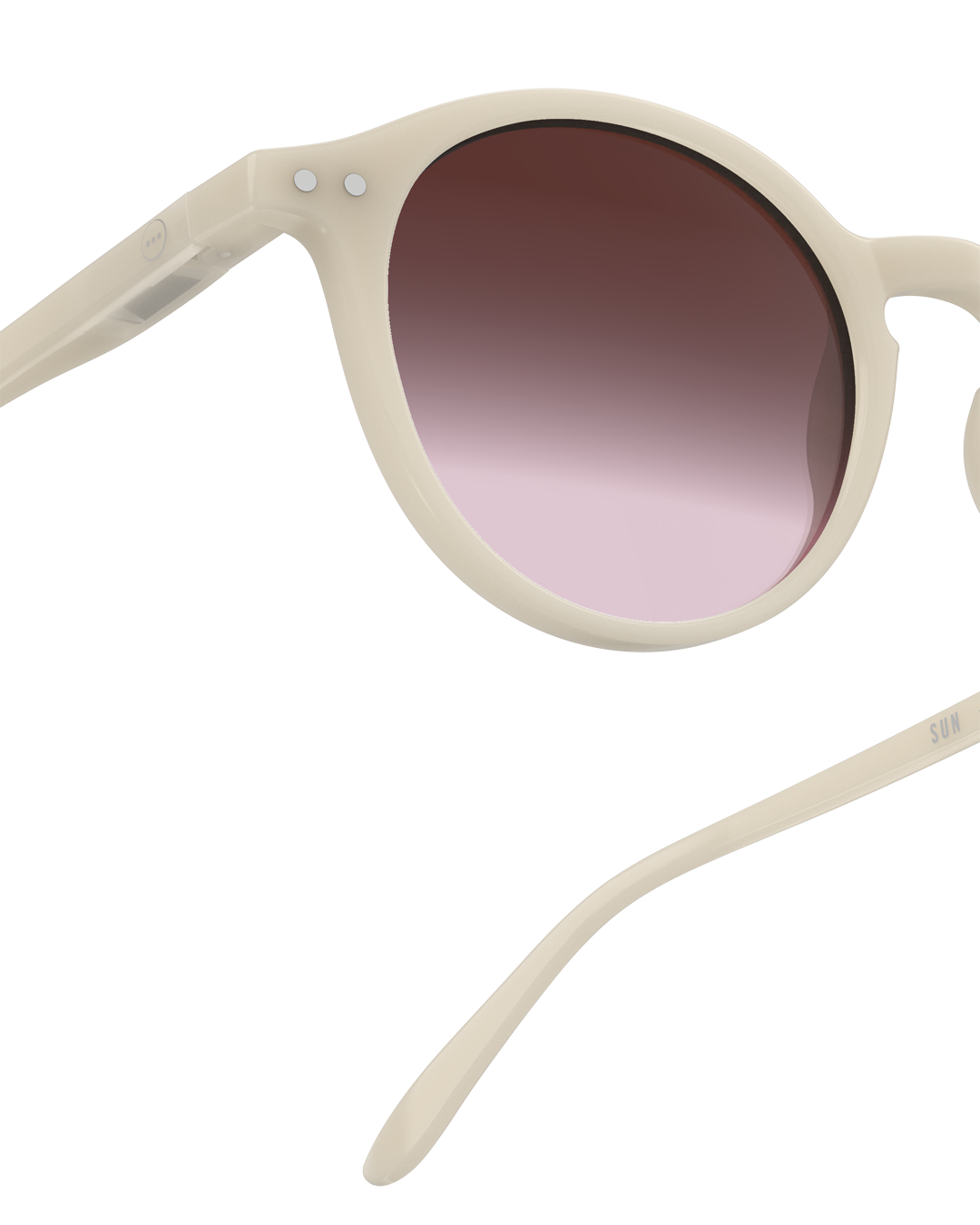 Occhiali da Sole Adulto Modello D +0 Crema Vintage IZIPIZI - immagine 3