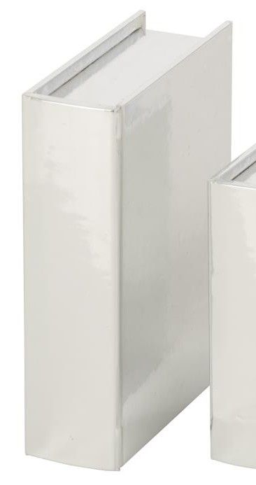 Scatola Contenitore Decorativa in Legno Argento