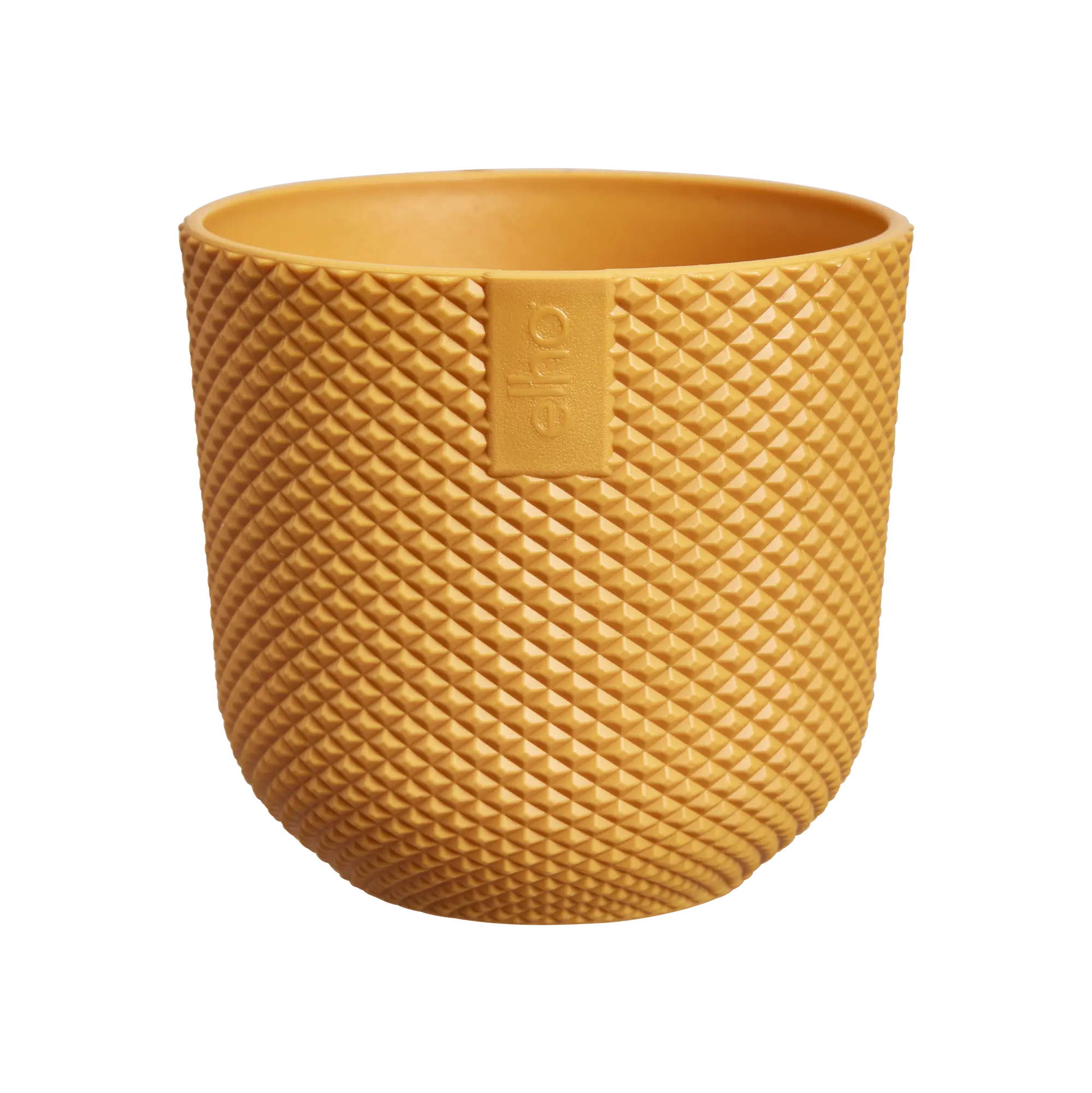 Vaso Jazz Round Mini D 7 x H 7 cm Giallo Ambra ELHO