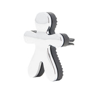 MR & MRS FRAGRANCE PROFUMATORE PER AUTO JEFF CROMATO ARGENTO SANDALO & INCENSO