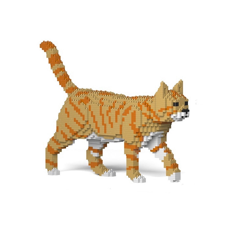 LEGO 3D GATTO AMERICAN SHORTHAIR ARANCIONE