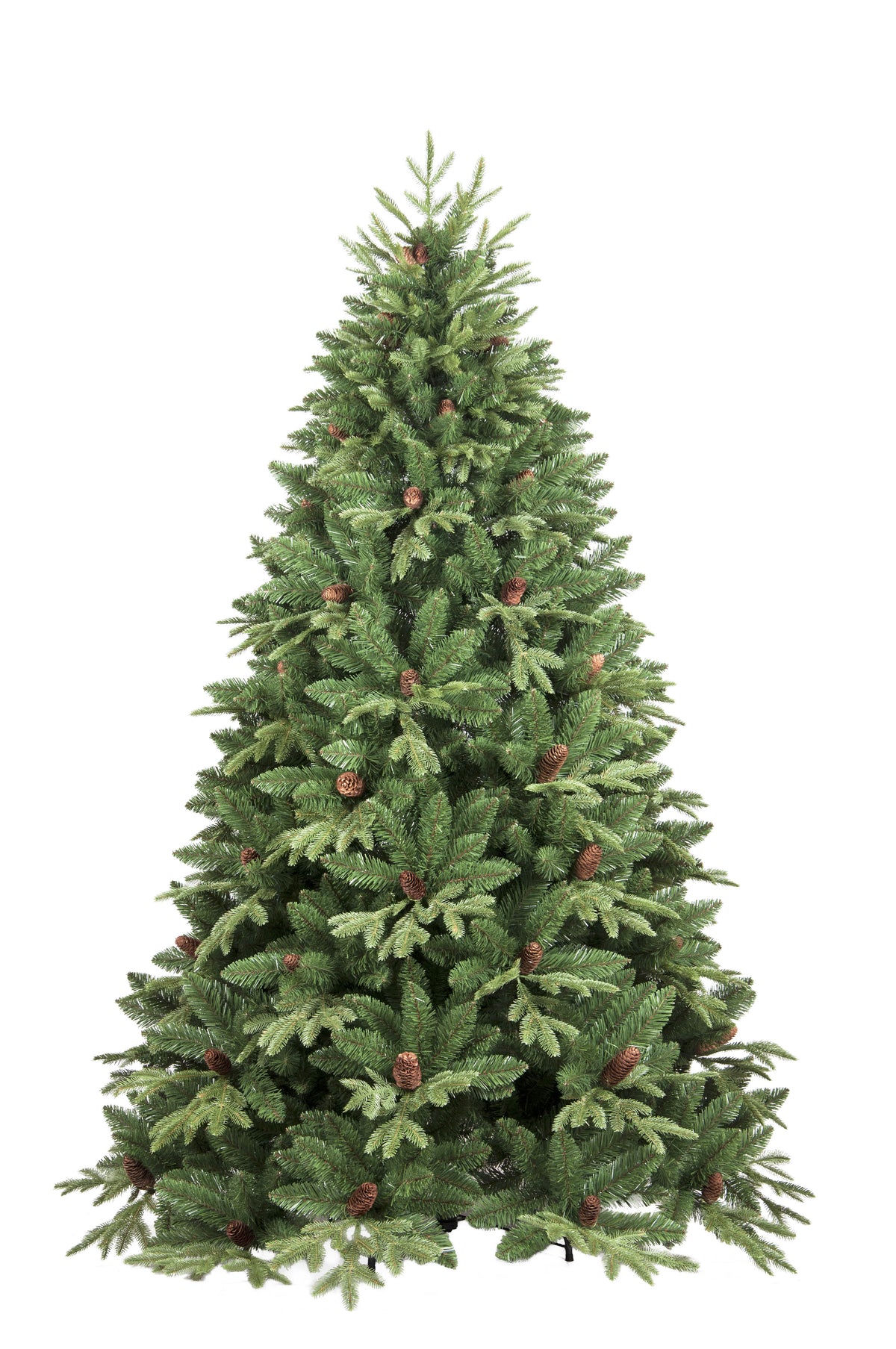 ALBERO DI NATALE 180CM JINGLE VERDE CON PIGNE