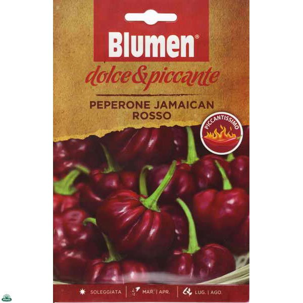 BUSTINA CON SEMI DI PEPERONE JAMAICAN PICCANTISSIMO ROSSO
