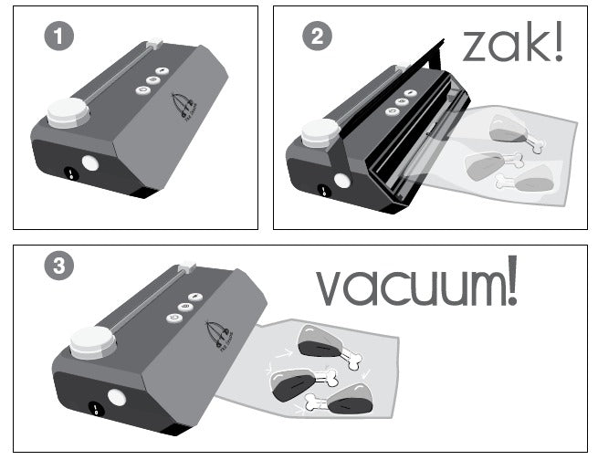 CONFEZIONATRICE SOTTOVUOTO TAKAJE VACUUM BIANCA