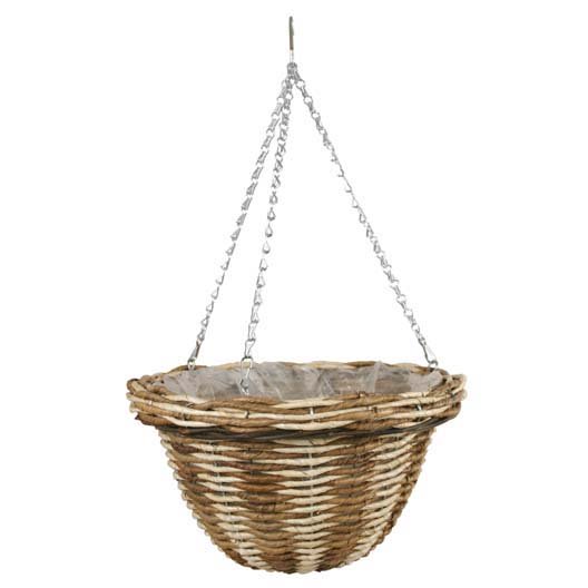 BASKET VASO IN RATTAN DIAM. 35CM