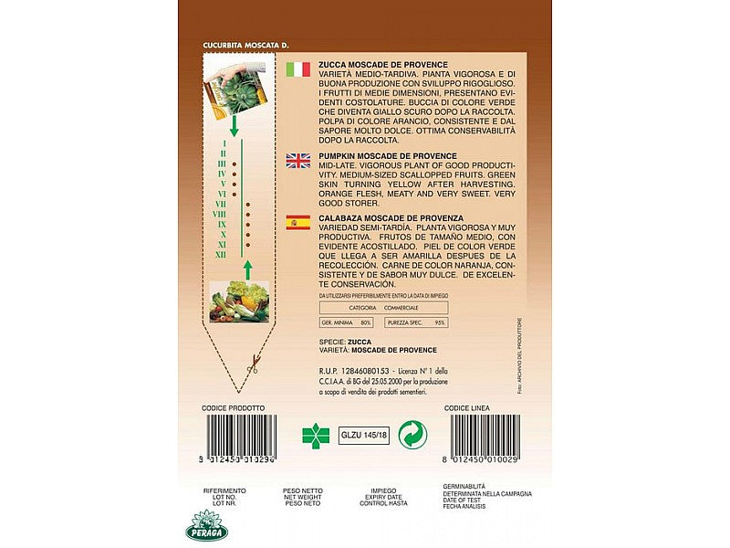 BUSTINA CON SEMI DI ZUCCA MOSCADE DE PROVENCE