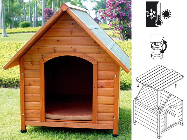 CANILE CHALET 72X76X76 CM
