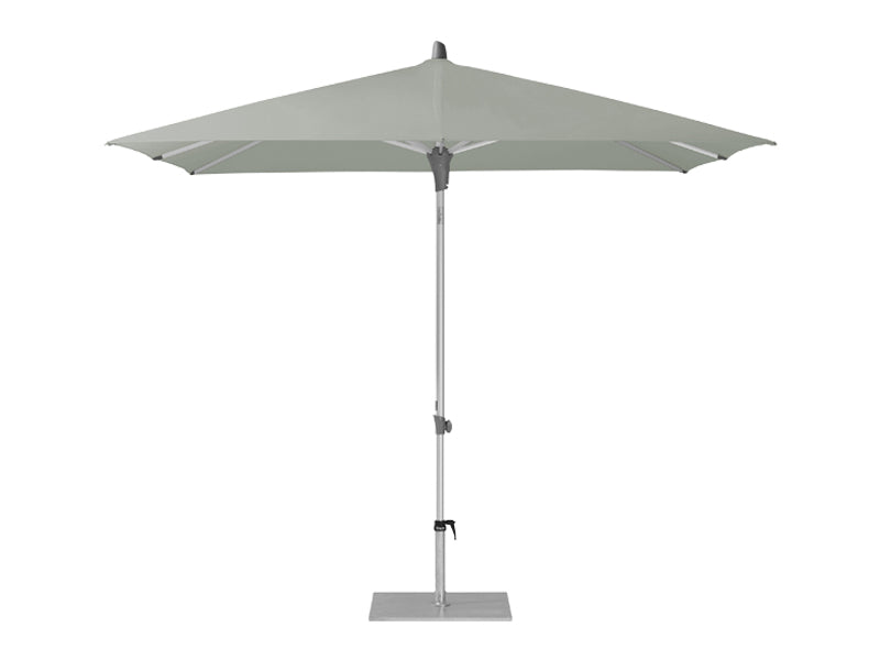 OMBRELLONE RETTANGOLARE GRIGIO TORTORA 210X150CM ALU PUSH GLATZ