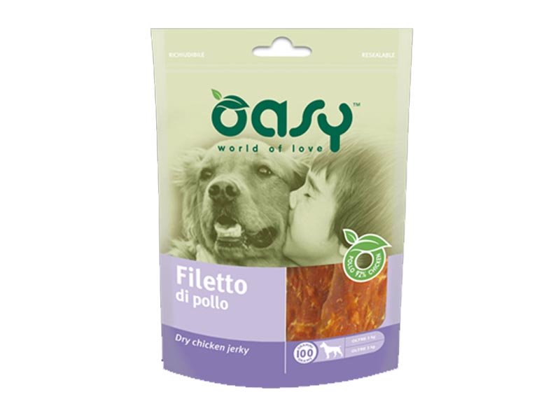 OASY SNACK 100GR FILETTO POLLO