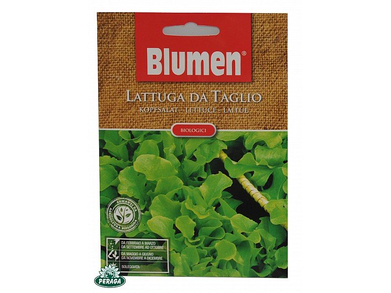 SEMI DI LATTUGA DA TAGLIO BIOLOGICA