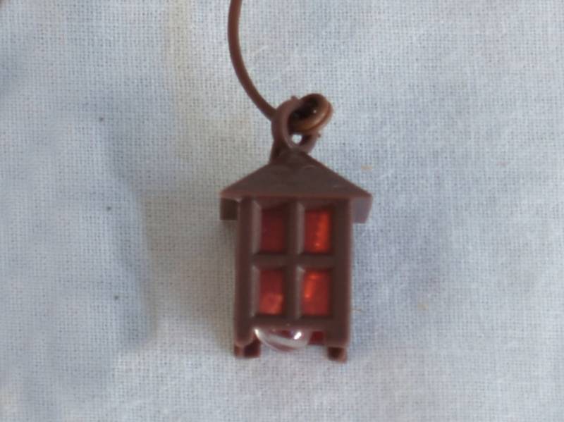 LAMPIONE IN PLASTICA LUCE ROSSA 3,5V