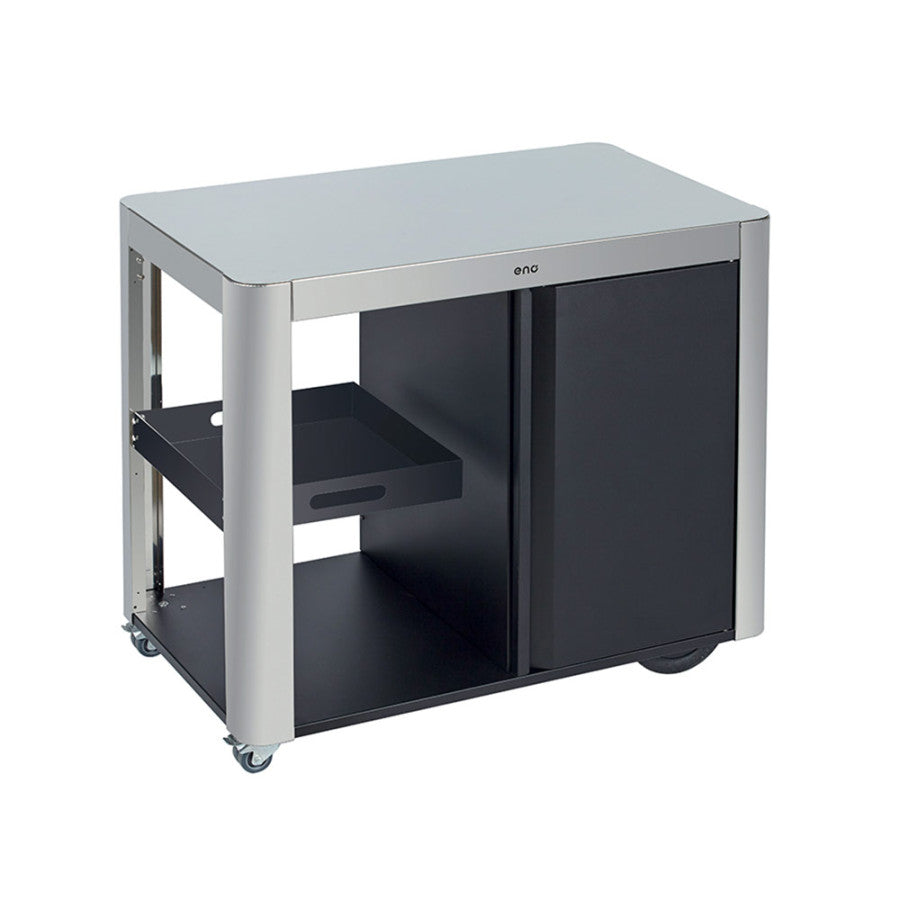 ENO Kit ripiano con porta per carrello Achille nero