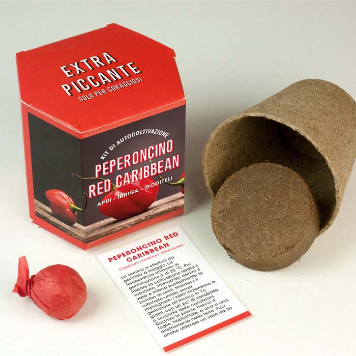 KIT DI AUTOCOLTIVAZIONE PEPERONCINO RED CARIBBEAN