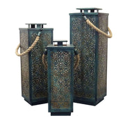 SET DI 3 LANTERNE IN METALLO C