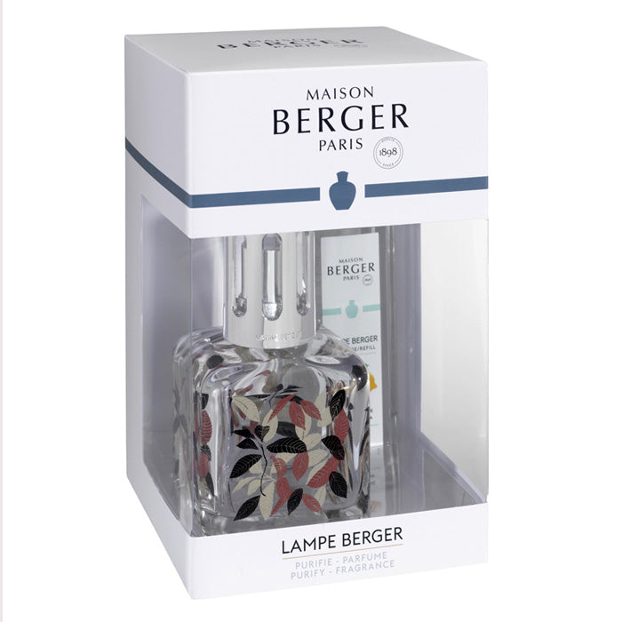 LAMPADA BERGER "ICE CUBE FOGLIA" CON FRAGRANZA VERBENA AL LIMONE