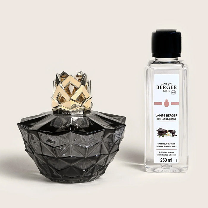 LAMPADA BERGER "KALI NERO" CON FRAGRANZA VANIGLIA