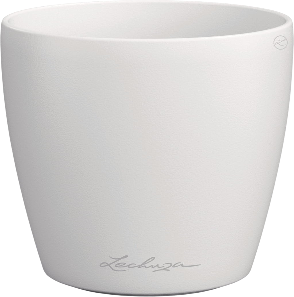 Vaso Classico "Deco 12" D13 H12CM Bianco Opaco LECHUZA