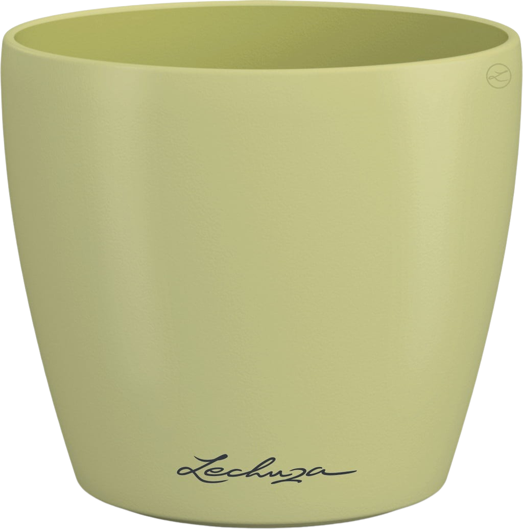 Vaso Classico "Deco 12" D13 H12CM Verde Tiglio Opaco LECHUZA
