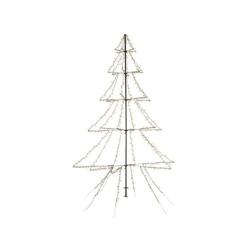 ABETE LUMINOSO 450CM 3000 LED BIANCO CALDO