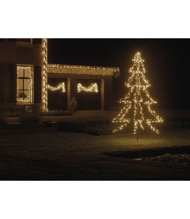 ABETE 200CM 1200 LED BIANCO CALDO