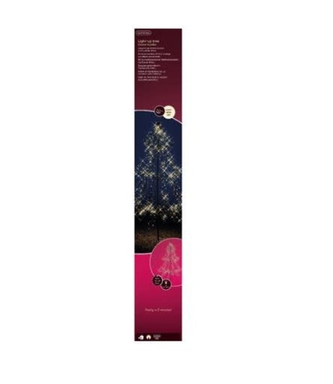 ABETE 200CM 1200 LED BIANCO CALDO