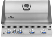BARBECUE DA INCASSO BI-LEX 485 INOX CON 3+1 FUOCHI E INFRAROSSI