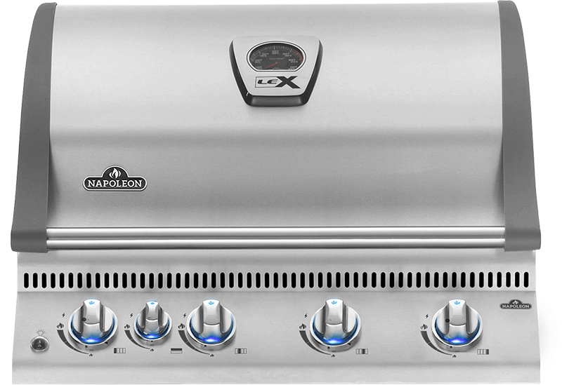 BARBECUE DA INCASSO BI-LEX 485 INOX CON 3+1 FUOCHI E INFRAROSSI