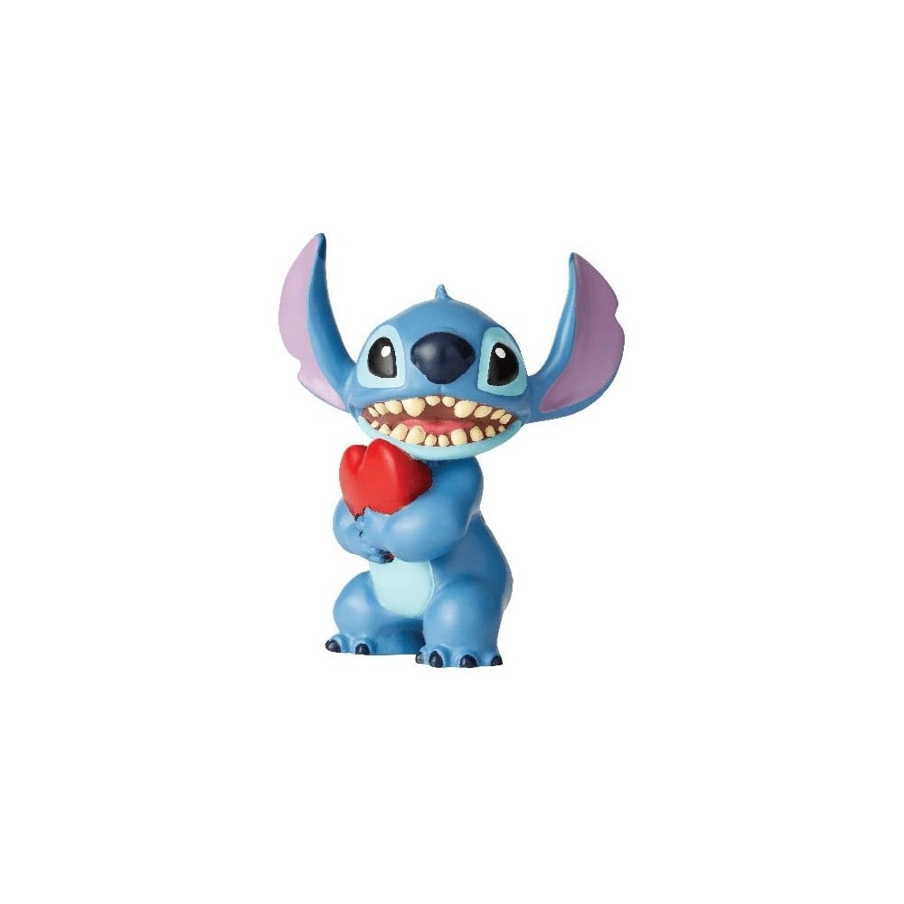 Statua Figure Lilo e Stitch Stitch Love 15cm Blu ENESCO