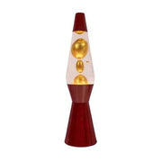 Lampada Lava Bullet Granato e Oro 26x11x20.5cm Fisura