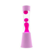 Lampada Lava Tower LED Monocromatica 29x12.5x22cm Rosa Fisura
