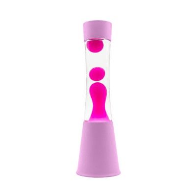 Lampada Lava Tower LED Monocromatica 29x12.5x22cm Rosa Fisura