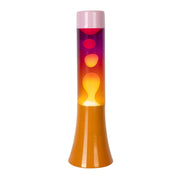 Mini Lampada Lava Arancione e Rosa Sfumato Fisura