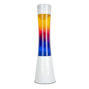 Lava Lamp Tower Base Bianca Gradiente Tricolore (H39,5cm D11cm) Fisura