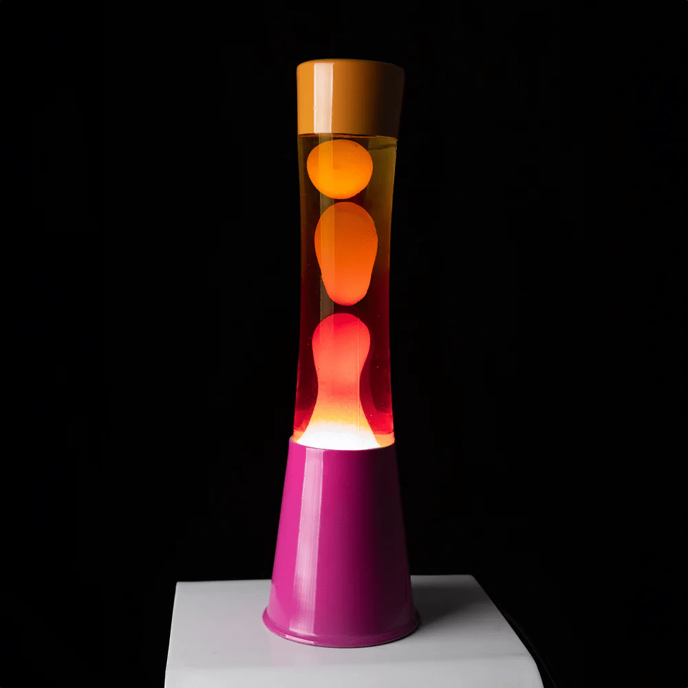 LAVA LAMP "TOWER" ROSA / ARANCIONE