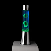 Lava Lamp Tower 11,2x11,2x40cm Verde e Blu FISURA