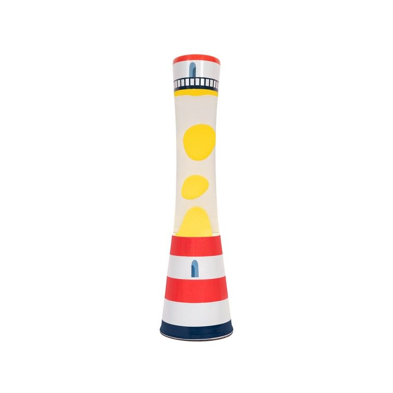 Lampada Lava Faro Multicolore 22x12x29cm Fisura