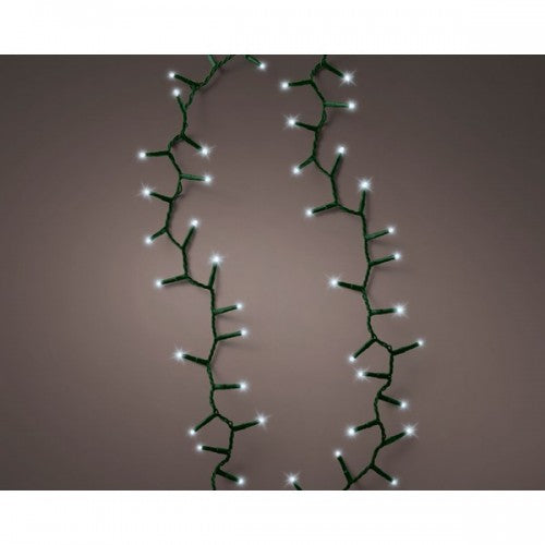 LUCI DI NATALE 2000 LED TWINKLE BIANCO FREDDO 45MT