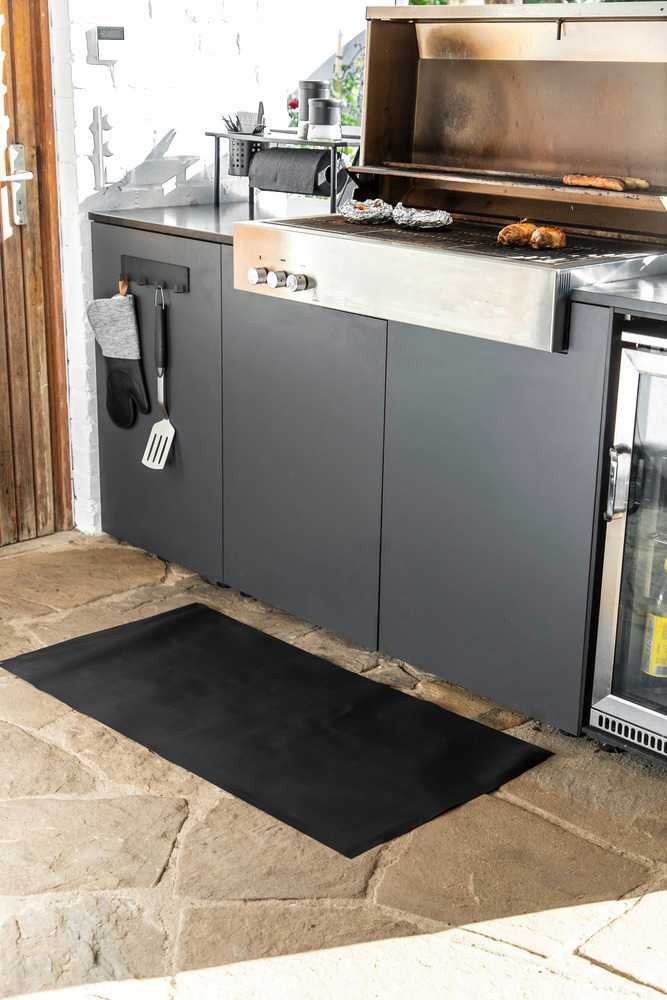 TAPPETINO PARASPRUZZI SUMA NERO 120 X 60 CM