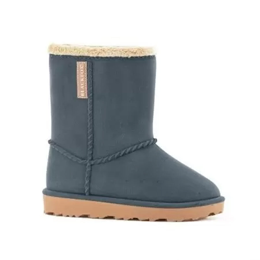 STIVALI INVERNALI IMPERMEABILI DA BAMBINO TG. 34/35 BLU MARINE
