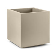 VASO FIORIERA CUBO MATHERIA 40CM GREIGE