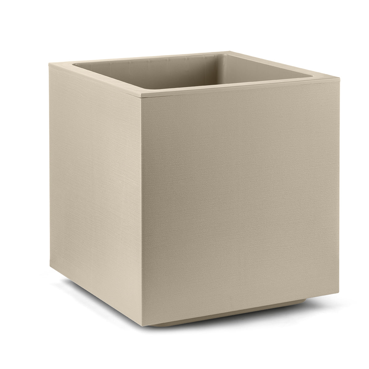 VASO FIORIERA CUBO MATHERIA 40CM GREIGE