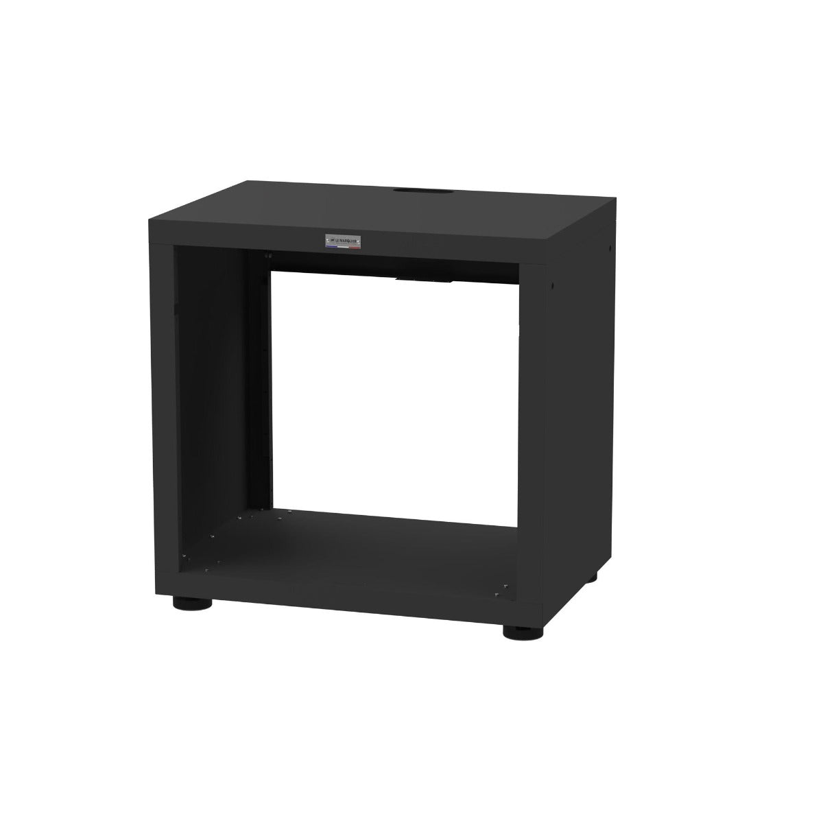 MOBILE BARBECUE APERTO, 80 X 55 CM NERO PER CUCINA DA ESTERNO